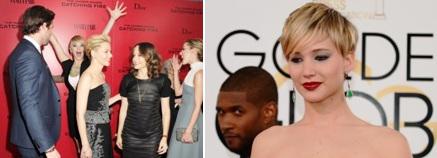 Jennifer Lawrence prise à son propre jeu