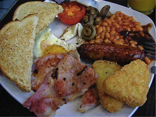 Petit déjeuner à l'anglaise