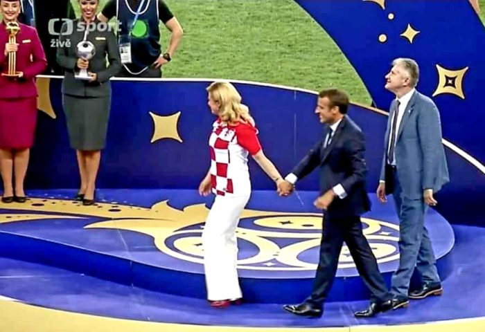 Couple Emmanuel Macron Amour entre Emmanuel Macron et Kolinda Grabar-Kitarović